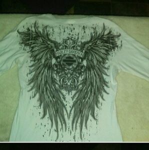 Super Cute Harley Davidson Long Sleeve Shirt